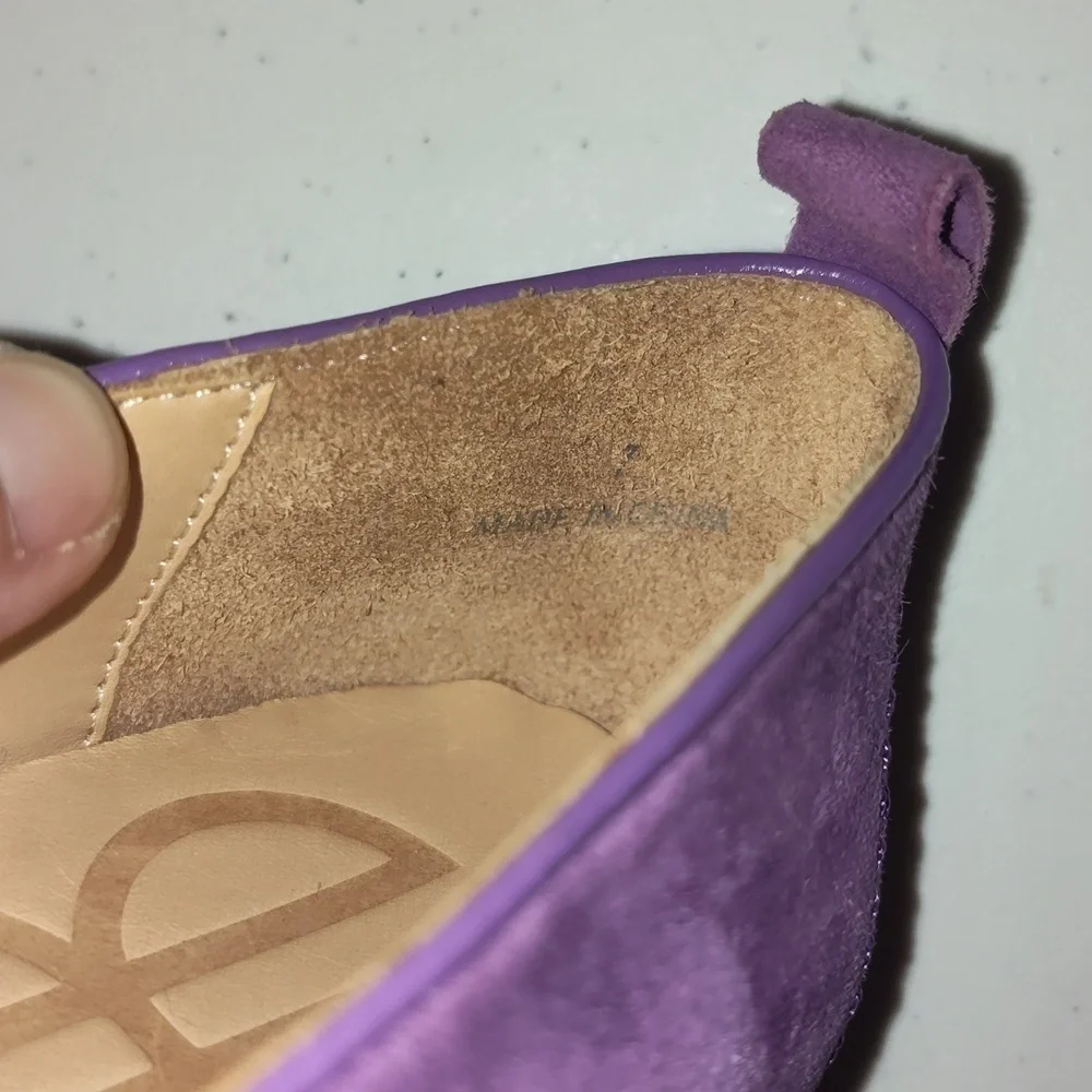 Bill Blass Sutton Slip-on in Lilac Size 7 Purple Flat Loafers